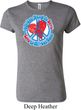 Ladies Peace Shirt All You Need is Love Crewneck Tee T-Shirt