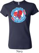 Ladies Peace Shirt All You Need is Love Crewneck Tee T-Shirt