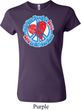 Ladies Peace Shirt All You Need is Love Crewneck Tee T-Shirt