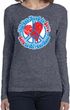 Ladies Peace Shirt All You Need is Love Long Sleeve Tee T-Shirt