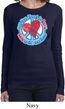 Ladies Peace Shirt All You Need is Love Long Sleeve Tee T-Shirt