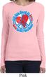 Ladies Peace Shirt All You Need is Love Long Sleeve Tee T-Shirt
