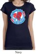 Ladies Peace Shirt All You Need is Love Longer Length Tee T-Shirt