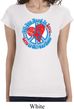 Ladies Peace Shirt All You Need is Love Longer Length Tee T-Shirt