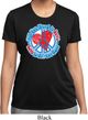 Ladies Peace Shirt All You Need is Love Moisture Wicking Tee T-Shirt