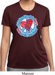 Ladies Peace Shirt All You Need is Love Moisture Wicking Tee T-Shirt