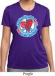 Ladies Peace Shirt All You Need is Love Moisture Wicking Tee T-Shirt