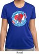 Ladies Peace Shirt All You Need is Love Moisture Wicking Tee T-Shirt