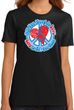 Ladies Peace Shirt All You Need is Love Organic Tee T-Shirt