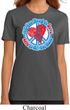 Ladies Peace Shirt All You Need is Love Organic Tee T-Shirt
