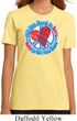 Ladies Peace Shirt All You Need is Love Organic Tee T-Shirt