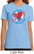 Ladies Peace Shirt All You Need is Love Organic Tee T-Shirt