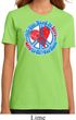 Ladies Peace Shirt All You Need is Love Organic Tee T-Shirt