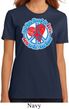 Ladies Peace Shirt All You Need is Love Organic Tee T-Shirt