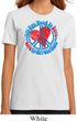 Ladies Peace Shirt All You Need is Love Organic Tee T-Shirt