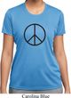 Ladies Peace Shirt Basic Peace Black Moisture Wicking Tee T-Shirt