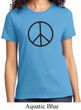 Ladies Peace Shirt Basic Peace Black Tee T-Shirt