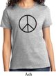 Ladies Peace Shirt Basic Peace Black Tee T-Shirt