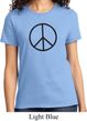 Ladies Peace Shirt Basic Peace Black Tee T-Shirt