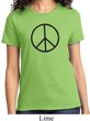 Ladies Peace Shirt Basic Peace Black Tee T-Shirt