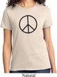 Ladies Peace Shirt Basic Peace Black Tee T-Shirt