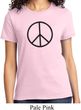 Ladies Peace Shirt Basic Peace Black Tee T-Shirt