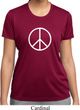 Ladies Peace Shirt Basic Peace White Moisture Wicking Tee T-Shirt