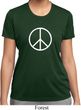 Ladies Peace Shirt Basic Peace White Moisture Wicking Tee T-Shirt