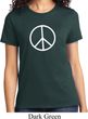 Ladies Peace Shirt Basic Peace White Tee T-Shirt