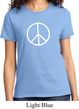 Ladies Peace Shirt Basic Peace White Tee T-Shirt