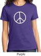 Ladies Peace Shirt Basic Peace White Tee T-Shirt