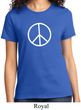 Ladies Peace Shirt Basic Peace White Tee T-Shirt