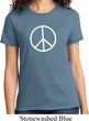 Ladies Peace Shirt Basic Peace White Tee T-Shirt