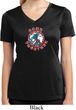 Ladies Peace Shirt Come Together Moisture Wicking V-neck Tee