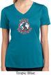 Ladies Peace Shirt Come Together Moisture Wicking V-neck Tee