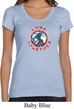 Ladies Peace Shirt Come Together Scoop Neck Tee T-Shirt