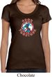 Ladies Peace Shirt Come Together Scoop Neck Tee T-Shirt