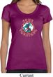 Ladies Peace Shirt Come Together Scoop Neck Tee T-Shirt