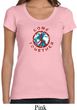 Ladies Peace Shirt Come Together Scoop Neck Tee T-Shirt