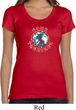 Ladies Peace Shirt Come Together Scoop Neck Tee T-Shirt