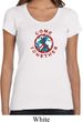 Ladies Peace Shirt Come Together Scoop Neck Tee T-Shirt