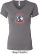 Ladies Peace Shirt Come Together V-neck Tee T-Shirt