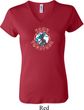 Ladies Peace Shirt Come Together V-neck Tee T-Shirt