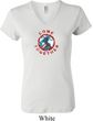 Ladies Peace Shirt Come Together V-neck Tee T-Shirt
