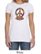 Ladies Peace Shirt Funky Peace Crewneck Tee T-Shirt