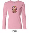 Ladies Peace Shirt Funky Peace Long Sleeve Tee T-Shirt