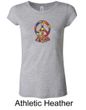 Ladies Peace Shirt Funky Peace Longer Length Tee T-Shirt