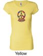 Ladies Peace Shirt Funky Peace Longer Length Tee T-Shirt