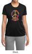 Ladies Peace Shirt Funky Peace Moisture Wicking Tee T-Shirt