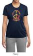 Ladies Peace Shirt Funky Peace Moisture Wicking Tee T-Shirt